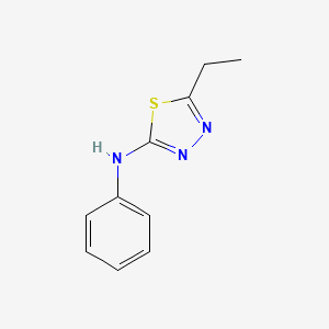 5-Ethyl-N-phenyl-1,3,4-thiadiazol-2-amine