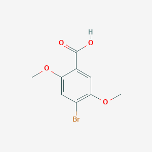 molecular formula C9H9BrO4 B1291395 4-溴-2,5-二甲氧基苯甲酸 CAS No. 35458-39-0