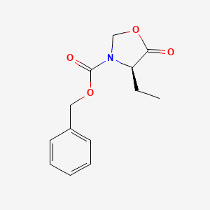 3-Oxazolidinecarboxylic acid, 4-ethyl-5-oxo-, phenylmethyl ester, (R)-