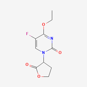 4-Ethoxy-5-fluoro-1-(2-oxotetrahydrofuran-3-yl)pyrimidin-2(1h)-one