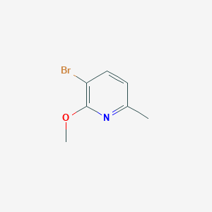 molecular formula C7H8BrNO B1291404 3-溴-2-甲氧基-6-甲基吡啶 CAS No. 717843-47-5