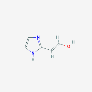 molecular formula C5H6N2O B12914135 2-(1H-Imidazol-2-yl)ethenol 