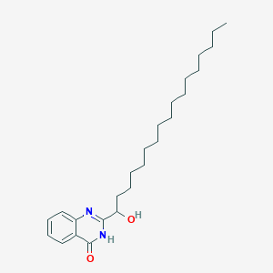 2-(1-Hydroxyheptadecyl)quinazolin-4(1H)-one