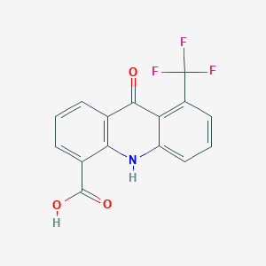 9-Oxo-8-(trifluoromethyl)-9,10-dihydroacridine-4-carboxylic acid