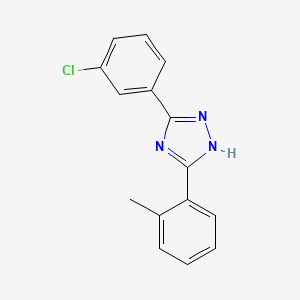 s-Triazole, 5-(m-chlorophenyl)-3-(o-tolyl)-