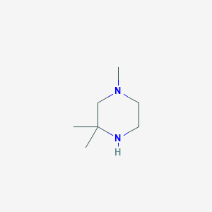 molecular formula C7H16N2 B1291425 1,3,3-Trimethylpiperazine CAS No. 741288-57-3