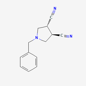 Trans-1-benzylpyrrolidine-3,4-dicarbonitrile