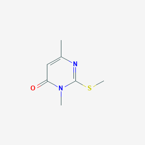 4(3H)-Pyrimidinone, 3,6-dimethyl-2-(methylthio)-