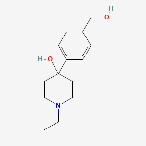 1-Ethyl-4-(4-(hydroxymethyl)phenyl)piperidin-4-ol