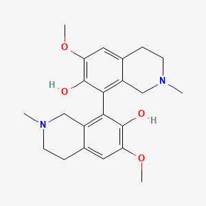 6,6'-Dimethoxy-2,2'-dimethyl-1,1',2,2',3,3',4,4'-octahydro-[8,8'-biisoquinoline]-7,7'-diol