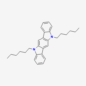 5,11-Dihexyl-5,11-dihydroindolo[3,2-b]carbazole