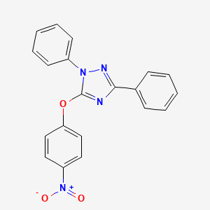 5-(4-Nitrophenoxy)-1,3-diphenyl-1H-1,2,4-triazole