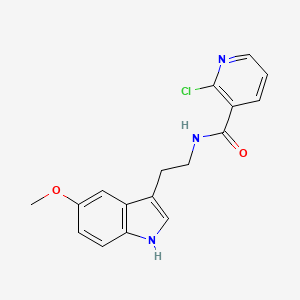 2-Chloro-N-[2-(5-methoxy-1H-indol-3-yl)ethyl]pyridine-3-carboxamide