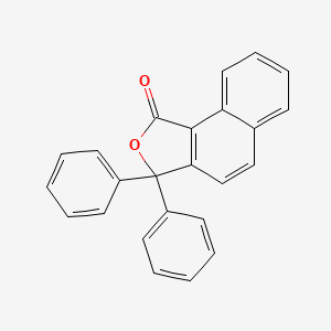 molecular formula C24H16O2 B12914455 3,3-Diphenylnaphtho[1,2-c]furan-1(3h)-one CAS No. 5656-99-5