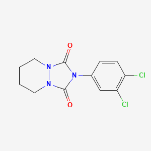 1H-(1,2,4)Triazolo(1,2-a)pyridazine-1,3(2H)-dione, tetrahydro-2-(3,4-dichlorophenyl)-