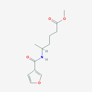 Methyl 5-[(furan-3-carbonyl)amino]hexanoate