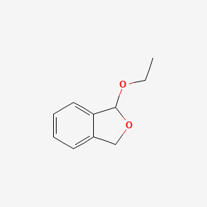 molecular formula C10H12O2 B12914528 1-Ethoxy-1,3-dihydroisobenzofuran CAS No. 75802-19-6