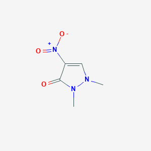 1,2-Dimethyl-4-nitro-1,2-dihydro-3H-pyrazol-3-one