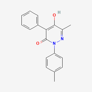 5-Hydroxy-6-methyl-2-(4-methylphenyl)-4-phenylpyridazin-3(2H)-one