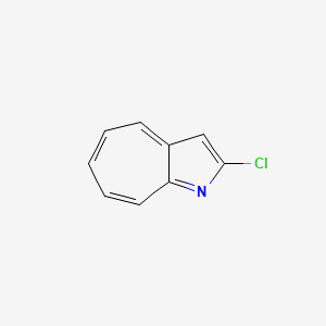 molecular formula C9H6ClN B12914603 Cyclohepta[b]pyrrole, 2-chloro- CAS No. 58053-20-6