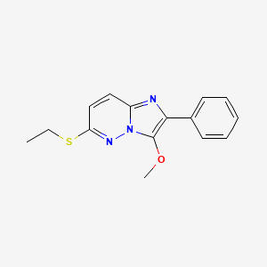 6-(Ethylthio)-3-methoxy-2-phenylimidazo[1,2-b]pyridazine