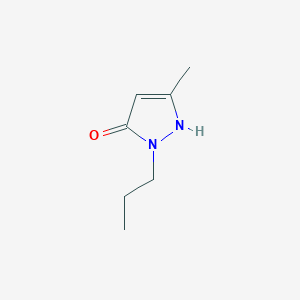 5-Methyl-2-propyl-1,2-dihydro-3H-pyrazol-3-one