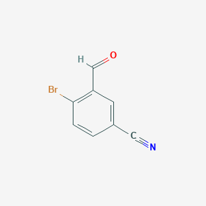 molecular formula C8H4BrNO B1291470 4-溴-3-甲酰基苯甲腈 CAS No. 89003-95-2