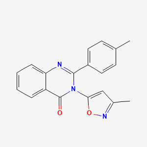 4(3H)-Quinazolinone, 3-(3-methyl-5-isoxazolyl)-2-(4-methylphenyl)-