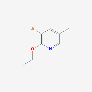 molecular formula C8H10BrNO B1291474 3-溴-2-乙氧基-5-甲基吡啶 CAS No. 760207-82-7