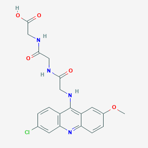 N-(6-Chloro-2-methoxyacridin-9-yl)glycylglycylglycine