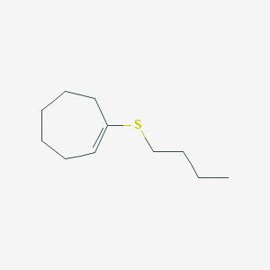 1-(Butylsulfanyl)cyclohept-1-ene