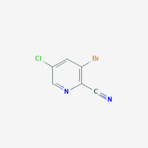 molecular formula C6H2BrClN2 B1291476 3-Bromo-5-chloropyridine-2-carbonitrile CAS No. 760207-83-8