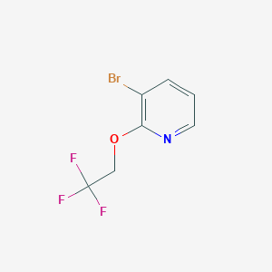 molecular formula C7H5BrF3NO B1291477 3-Bromo-2-(2,2,2-trifluoroethoxy)pyridine CAS No. 760207-89-4