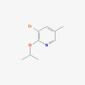 B1291478 3-Bromo-2-isopropoxy-5-methylpyridine CAS No. 760207-86-1