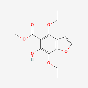 Methyl 4,7-diethoxy-6-hydroxy-1-benzofuran-5-carboxylate