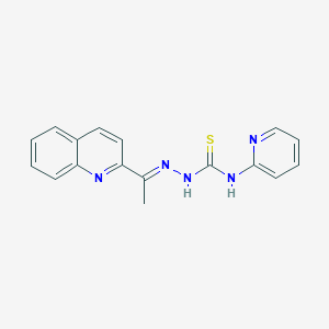 N-(Pyridin-2-yl)-2-(1-(quinolin-2-yl)ethylidene)hydrazinecarbothioamide