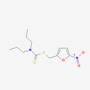 (5-Nitrofuran-2-yl)methyl dipropylcarbamodithioate