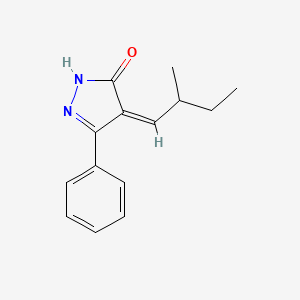 4-(2-Methylbutylidene)-3-phenyl-1H-pyrazol-5(4H)-one