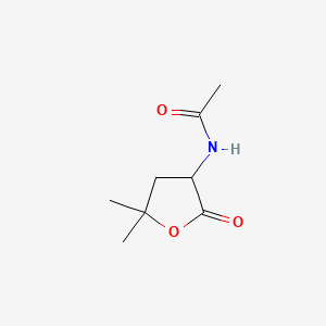 N-(Tetrahydro-5,5-dimethyl-2-oxo-3-furanyl)acetamide