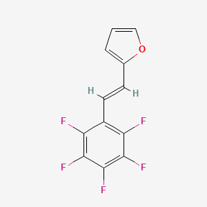 (E)-2-(2-(Perfluorophenyl)vinyl)furan