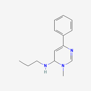 3-Methyl-6-phenyl-N-propyl-3,4-dihydropyrimidin-4-amine