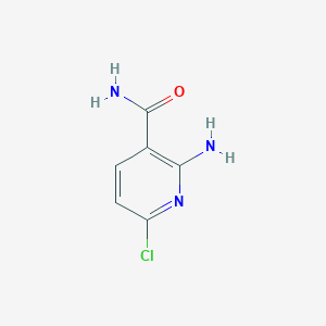 molecular formula C6H6ClN3O B1291491 2-Amino-6-chloronicotinamide CAS No. 64321-24-0