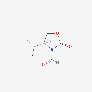 2-Oxo-4-(propan-2-yl)-1,3-oxazolidine-3-carbaldehyde