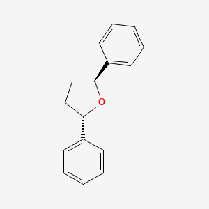 molecular formula C16H16O B12914951 Trans-2,5-diphenyltetrahydrofuran 