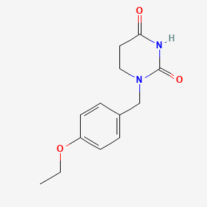 2,4(1H,3H)-Pyrimidinedione, dihydro-1-((4-ethoxyphenyl)methyl)-