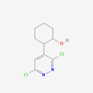 2-(3,6-Dichloropyridazin-4-yl)cyclohexan-1-ol