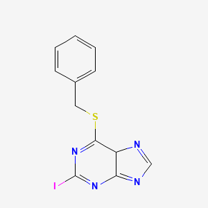 6-(Benzylsulfanyl)-2-iodo-5H-purine