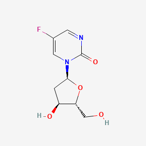 molecular formula C9H11FN2O4 B12915018 1-(2-Deoxy-beta-D-erythro-pentofuranosyl)-5-fluoro-2(1H)-pyrimidinone CAS No. 2145-71-3