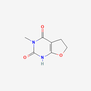 3-Methyl-5,6-dihydrofuro[2,3-d]pyrimidine-2,4(1h,3h)-dione