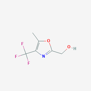 (5-Methyl-4-(trifluoromethyl)oxazol-2-yl)methanol